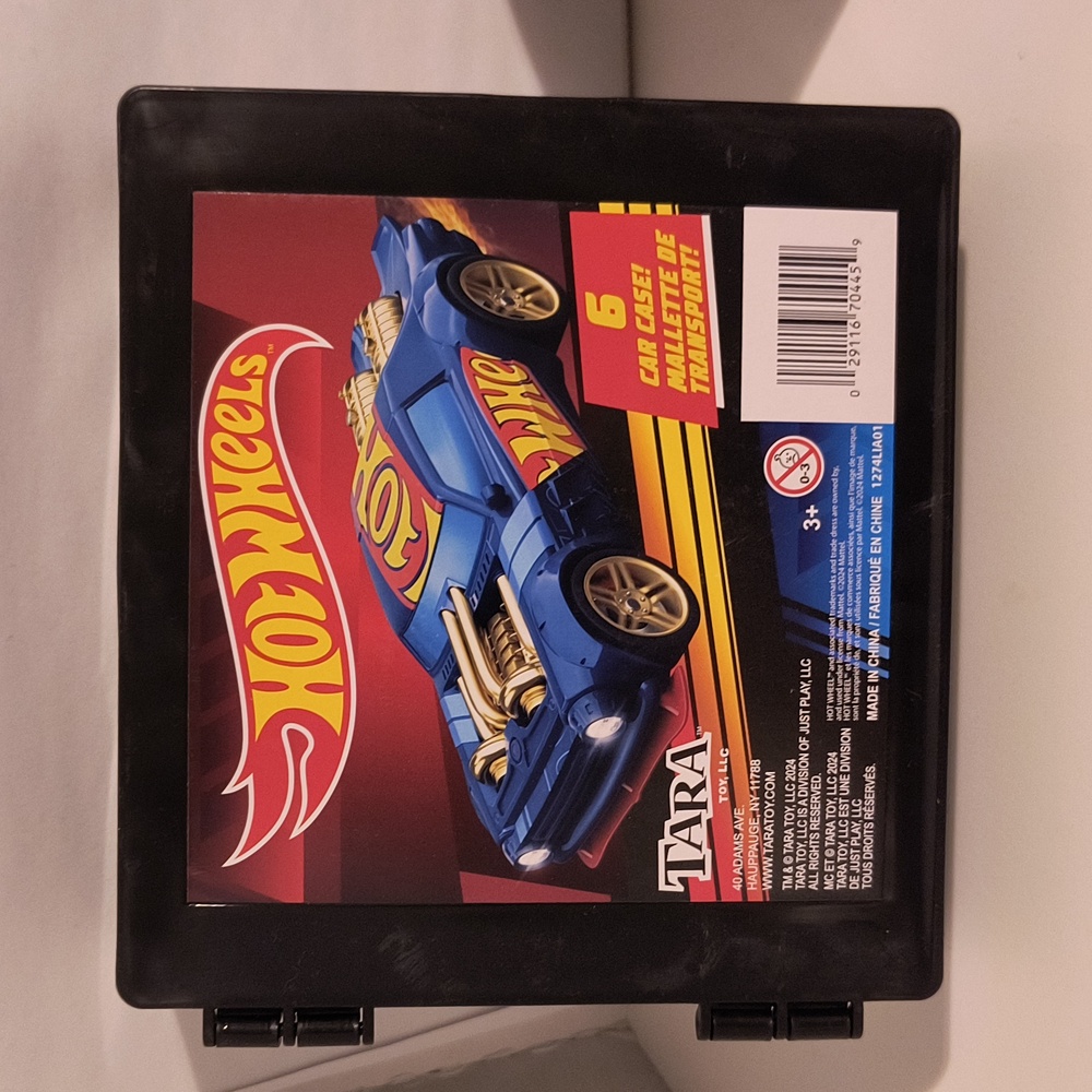 B21 Hot Wheels 6 Car Carrying Case with cars